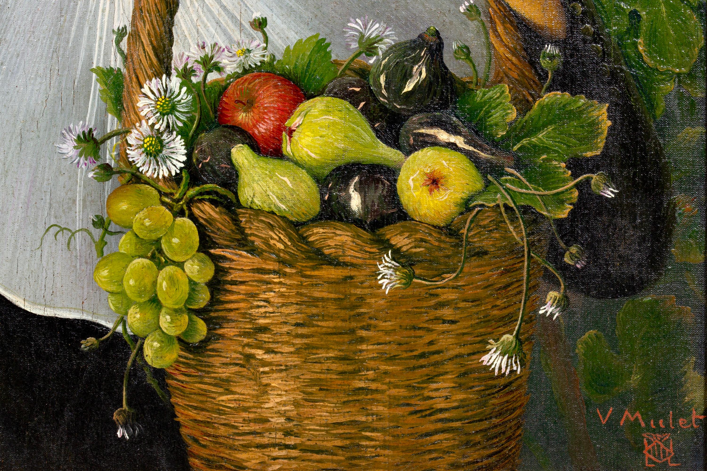 Recogiendo frutas y flores' de Vicente Mulet y Claver (1897 - Valencia - 1945) en venta 7
