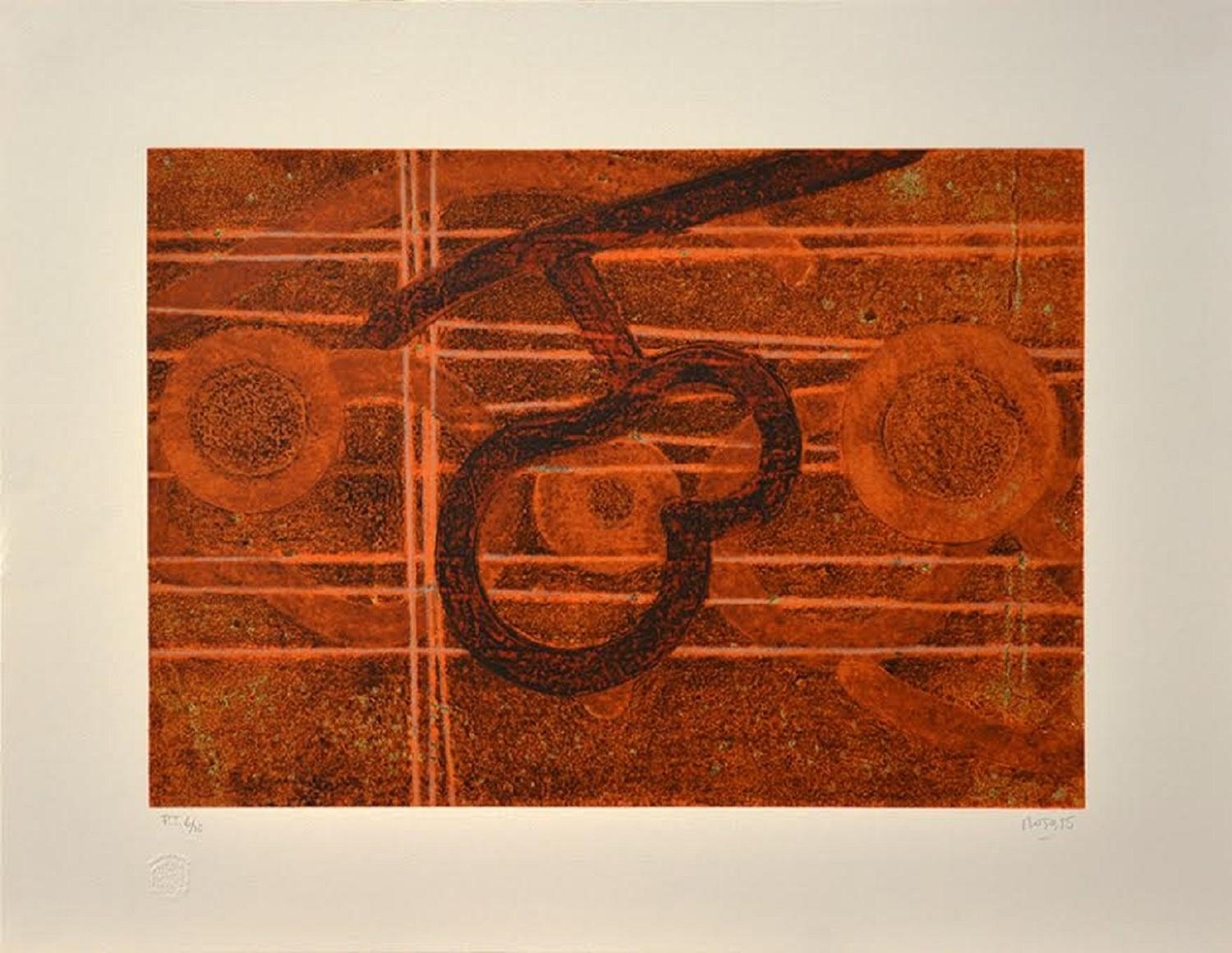 Vicente Rojo (Mexico, 1932-2021)
'Aforismo F', 2015
silkscreen on paper Deponte 300 g.
20.3 x 26.4 in. (51.5 x 67 cm.)
Edition of 140
ID: ROJ-147
Unframed
