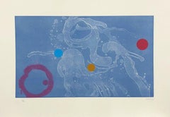 Vicente Rojo, ¨Suite Nubes de fuego III¨, 2006, Siebdruck, 18,9x26,8 in