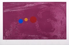 Vicente Rojo, ¨Suite Nubes de fuego IV¨, 2006, Siebdruck, 18,9x26,8 in