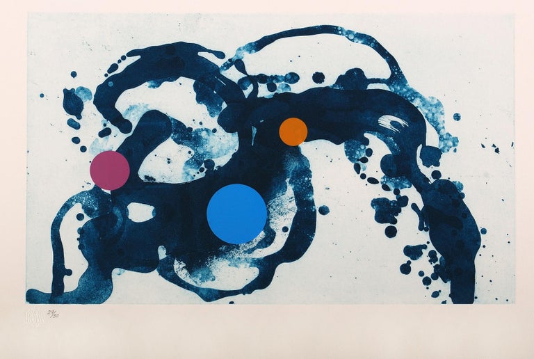 Vicente Rojo - Vicente Rojo, ¨Suite Nubes de fuego V¨,2006, Silkscreen ...