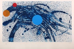 Vicente Rojo, ¨Suite Nubes de fuego VI¨, 2006, Siebdruck, 18,9x26,8 in