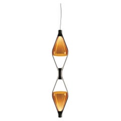 'Viceversa 2' Modular Suspension Lamp by Noé Lawrance for Kdln in Amber