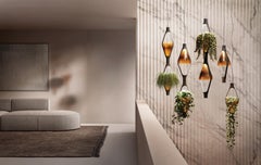 'Viceversa' Modular Suspension Lamp by Noé Lawrance for Kdln in Amber