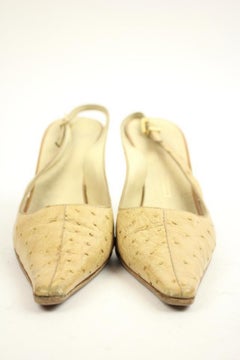 Vicini Yellow Ostrich Heels Gzsty08 Pumps