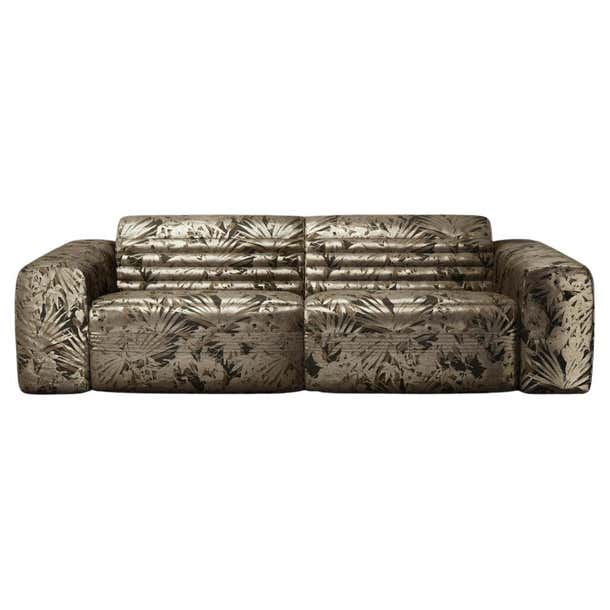 Vicious Modular Sofa Java Fabric (shiny and matte effect) For Sale at ...