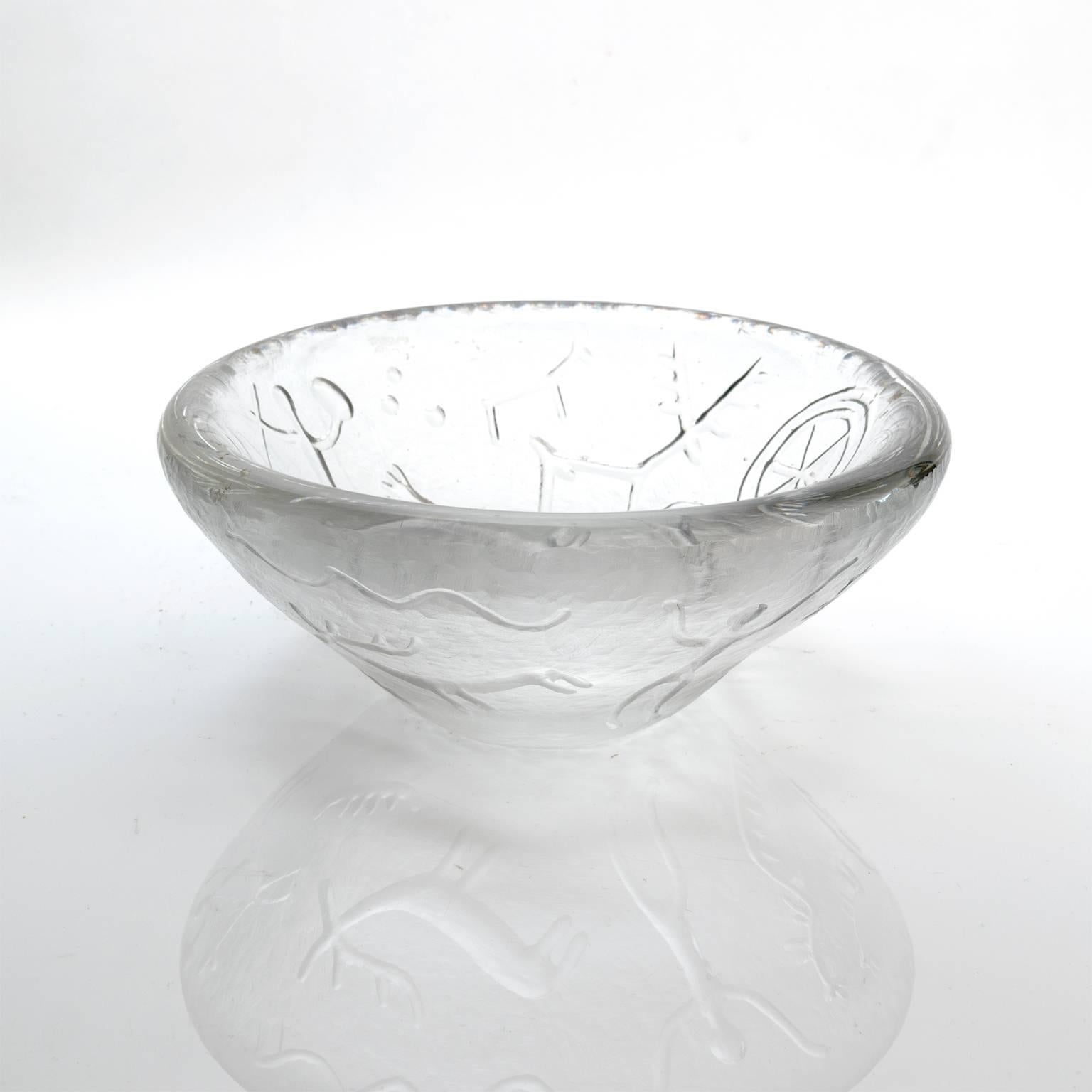 20ième siècle Bol en cristal 