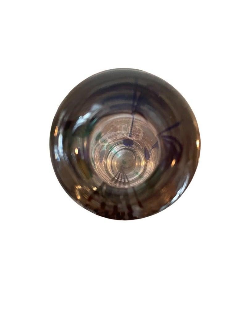 Vase en verre d'art 