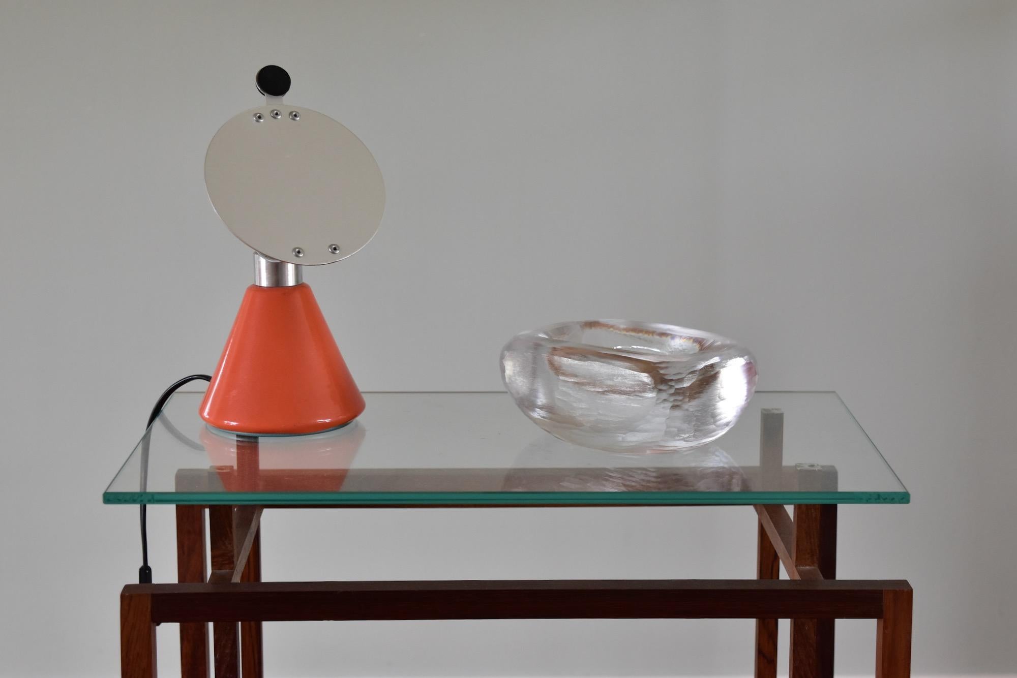 Vicke Lindstrand Art Glass Bowl by Orrefors Sweden 7
