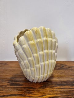 Keramikvase mit Muschelmotiv von Vicke Lindstrand, für Ekeby Schweden, Skandinavische Moderne