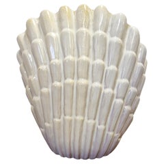 Vicke Lindstrand, Ceramic Seashell Vase, for Ekeby Sweden, Scandinavian Modern