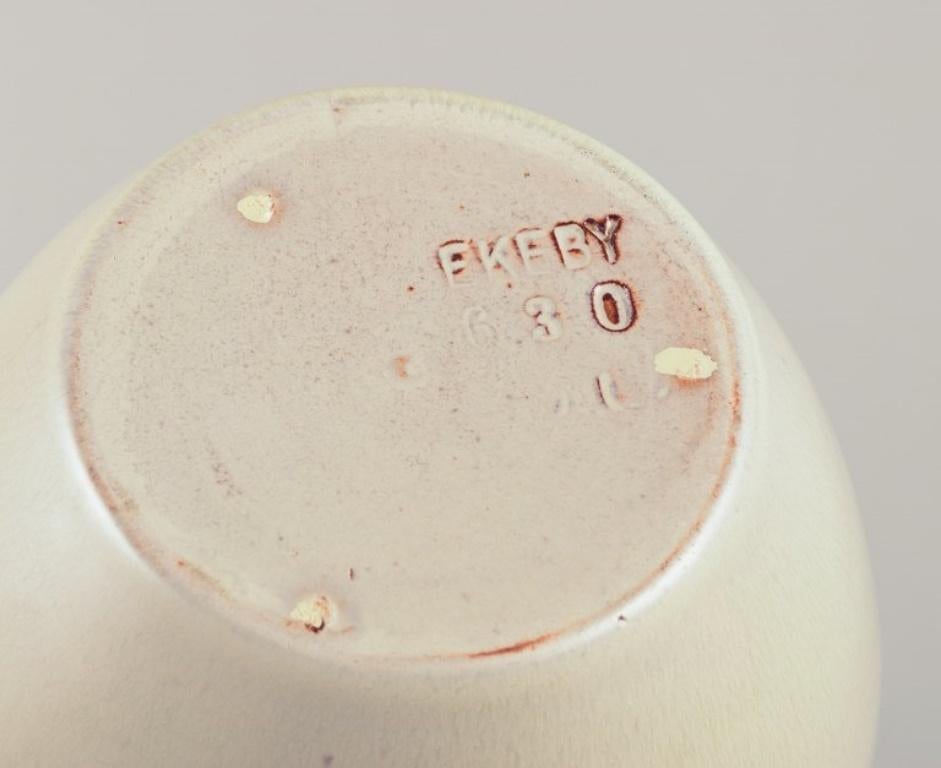 Smaltato Vicke Lindstrand per Ekeby. Vaso in ceramica 
