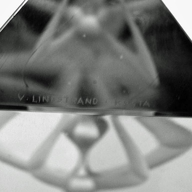 Swedish Vicke Lindstrand for Kosta Art Polyoptic Prism, 1960s For Sale