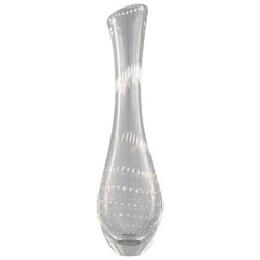 Vicke Lindstrand for Kosta Boda Art Glass Vase:: 1960s
