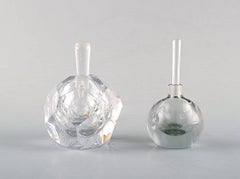 Vicke Lindstrand for Kosta Boda & Edward Hald for Orrefors, Six Perfume Bottles