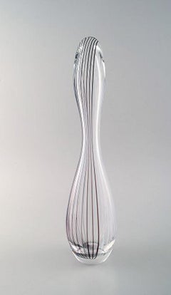 Vicke Lindstrand for Kosta Boda Glass Vase