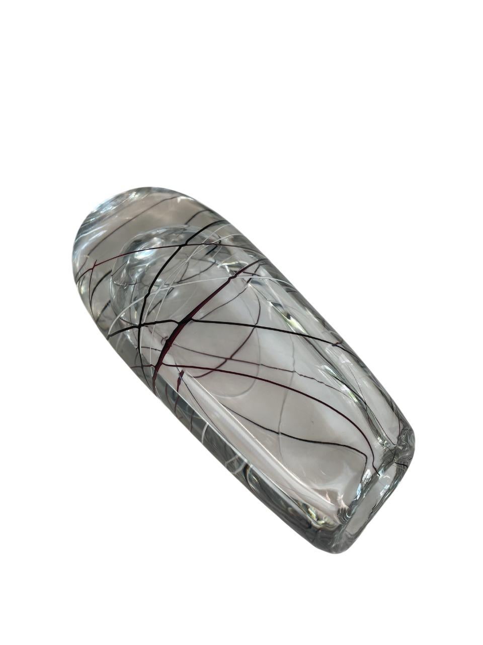 Vicke Lindstrand pour Kosta Boda - Vase en verre d'art The Modern Scandinavian, Suède, 19 en vente 2