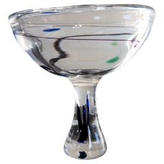 Vicke Lindstrand for Kosta, Sweden – Signed Art Glass Bowl, 1950s-60s