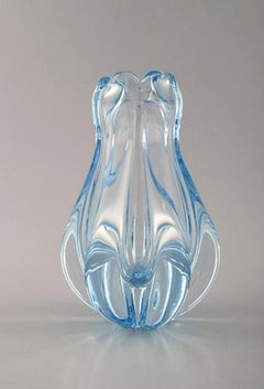 Vicke Lindstrand for Orrefors, Set of 4 "Stella Polaris" Bowls or Vases