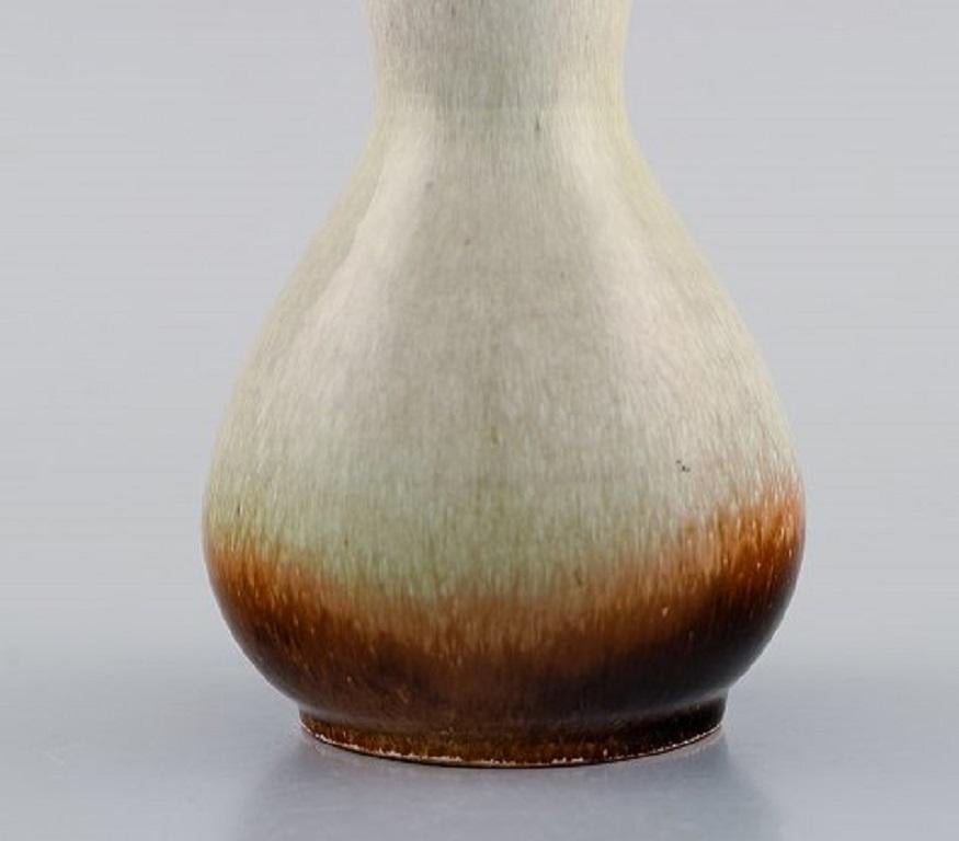 Swedish Vicke Lindstrand for Upsala-Ekeby, Vase in Glazed Ceramics, Mid-20th Century