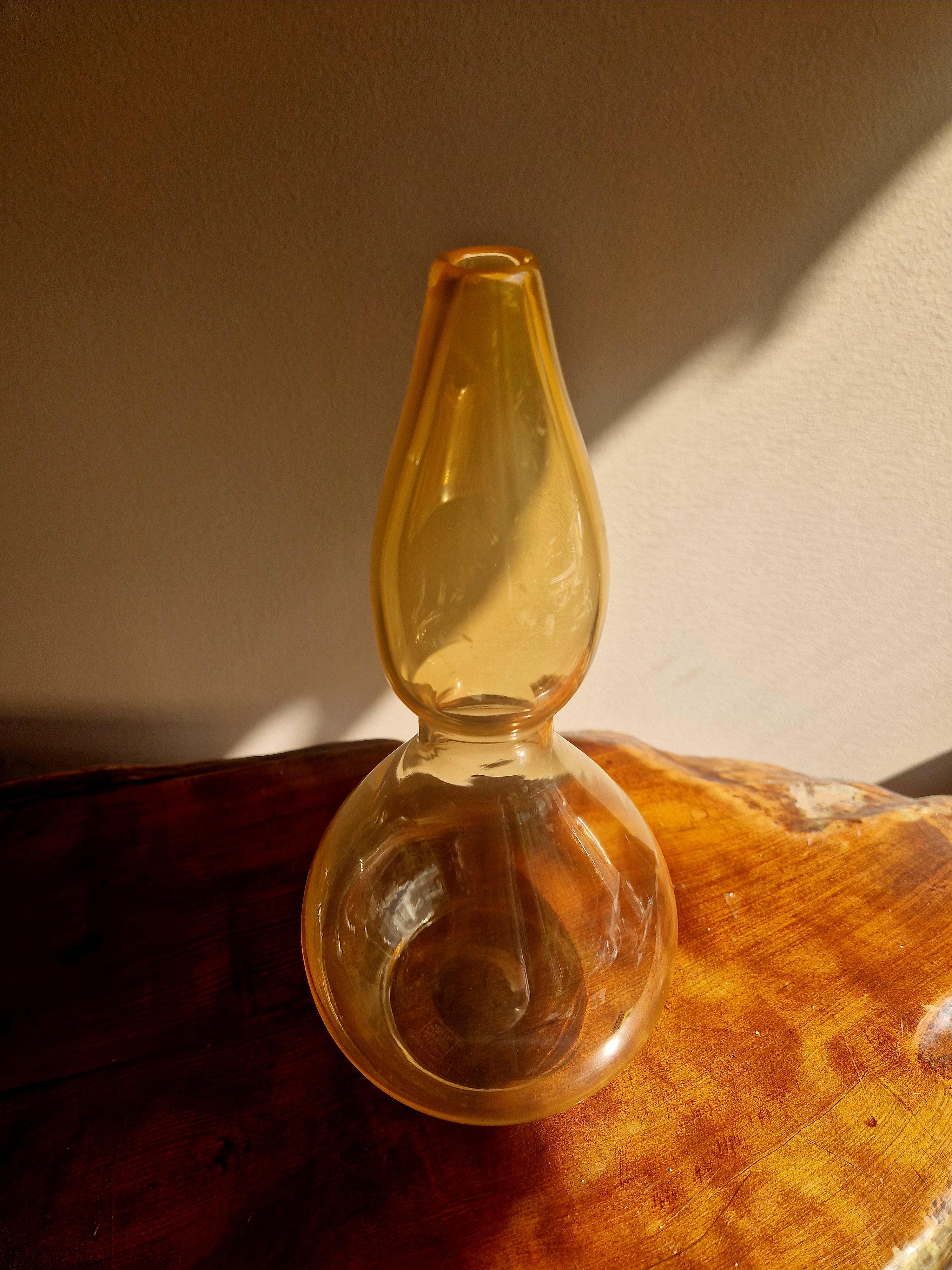 20th Century Vicke Lindstrand, Glass Vase, Kosta Boda, Sweden For Sale