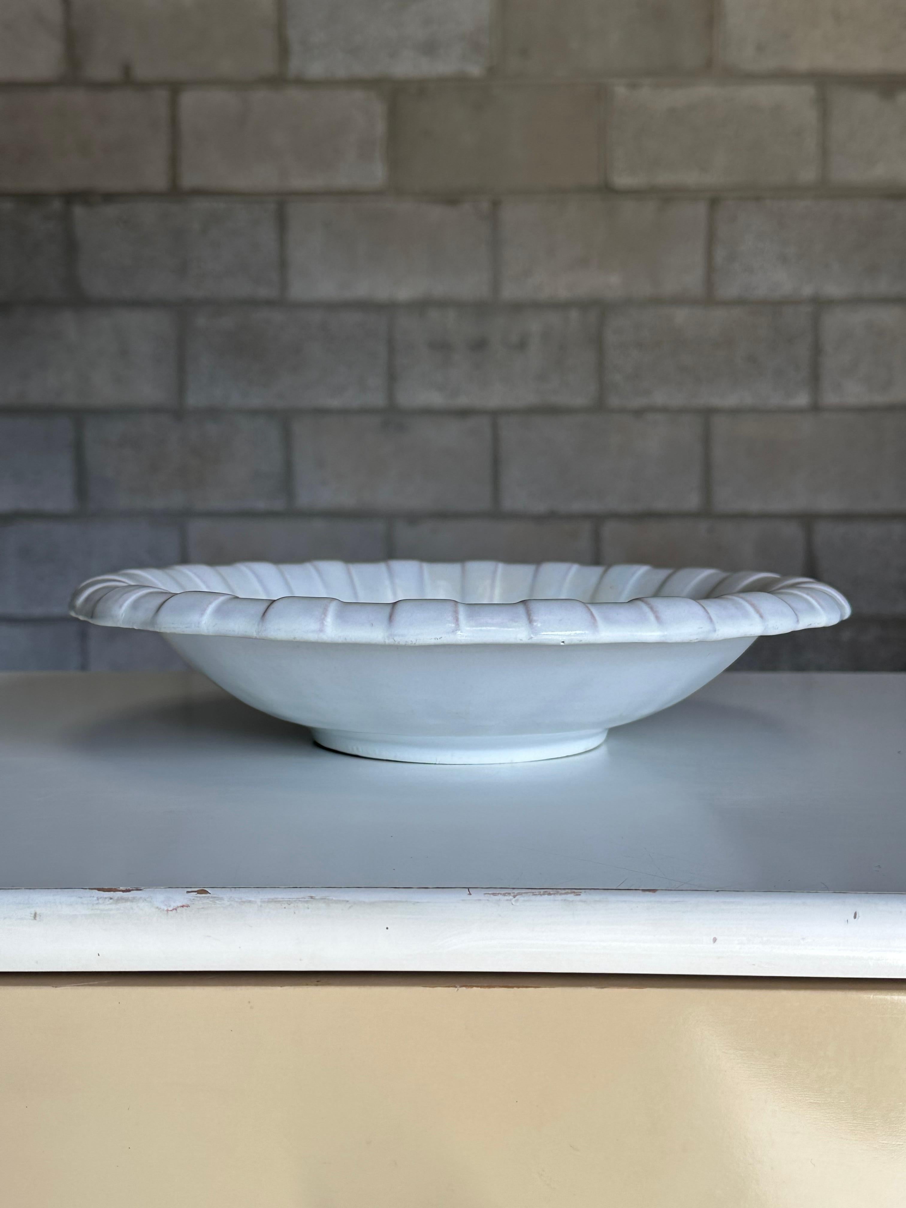 Mid-Century Modern Vicke Lindstrand Large Decorative Bowl for Upsala Ekeby For Sale