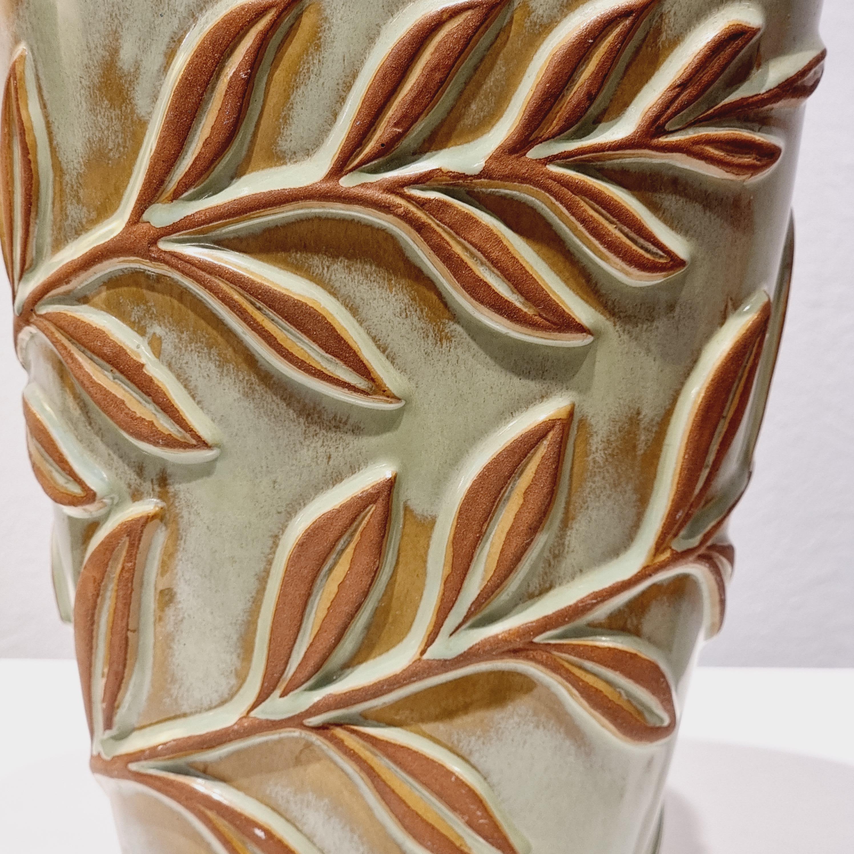 Vicke Lindstrand, seltene Vase, hergestellt zwischen 1947-48, Upsala-Ekeby, Schwedische Moderne (Skandinavische Moderne) im Angebot