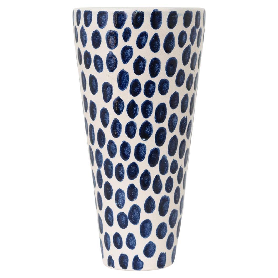 Vicke Lindstrand Spotted Vase Upsala Ekeby, Scandinavian Modern