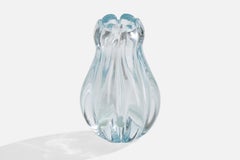 Vicke Lindstrand, Vase, Glass, Sweden, 1940s