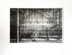 « Nottingham Loom », noir et blanc, photographie, platine, palladium, industrie