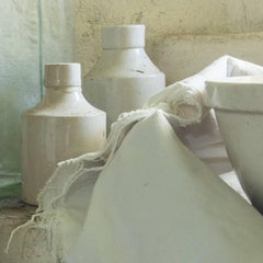 " Étude en blanc ", nature morte, texture, cuisine, fenêtre, photographie couleur, 2016.