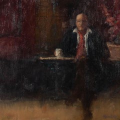 Vicki Norcliffe - Contemporary Oil, Seated Man