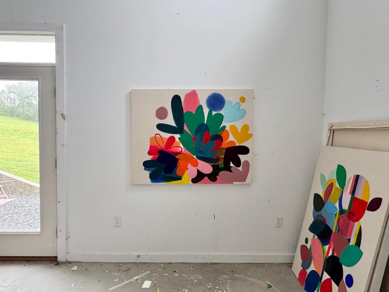 Garden Party (Abstrakt), Painting, von Vicki Sher
