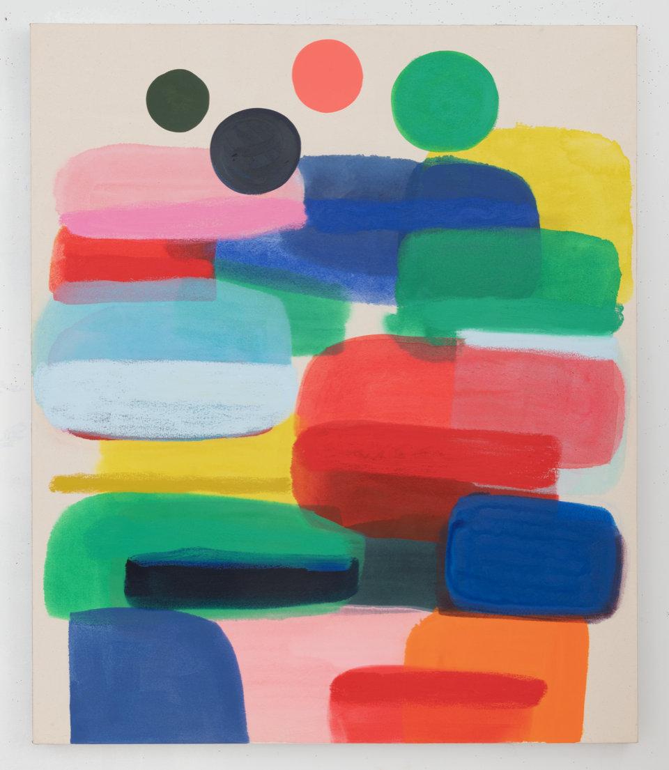Vicki Sher Abstract Painting - Green Horizon