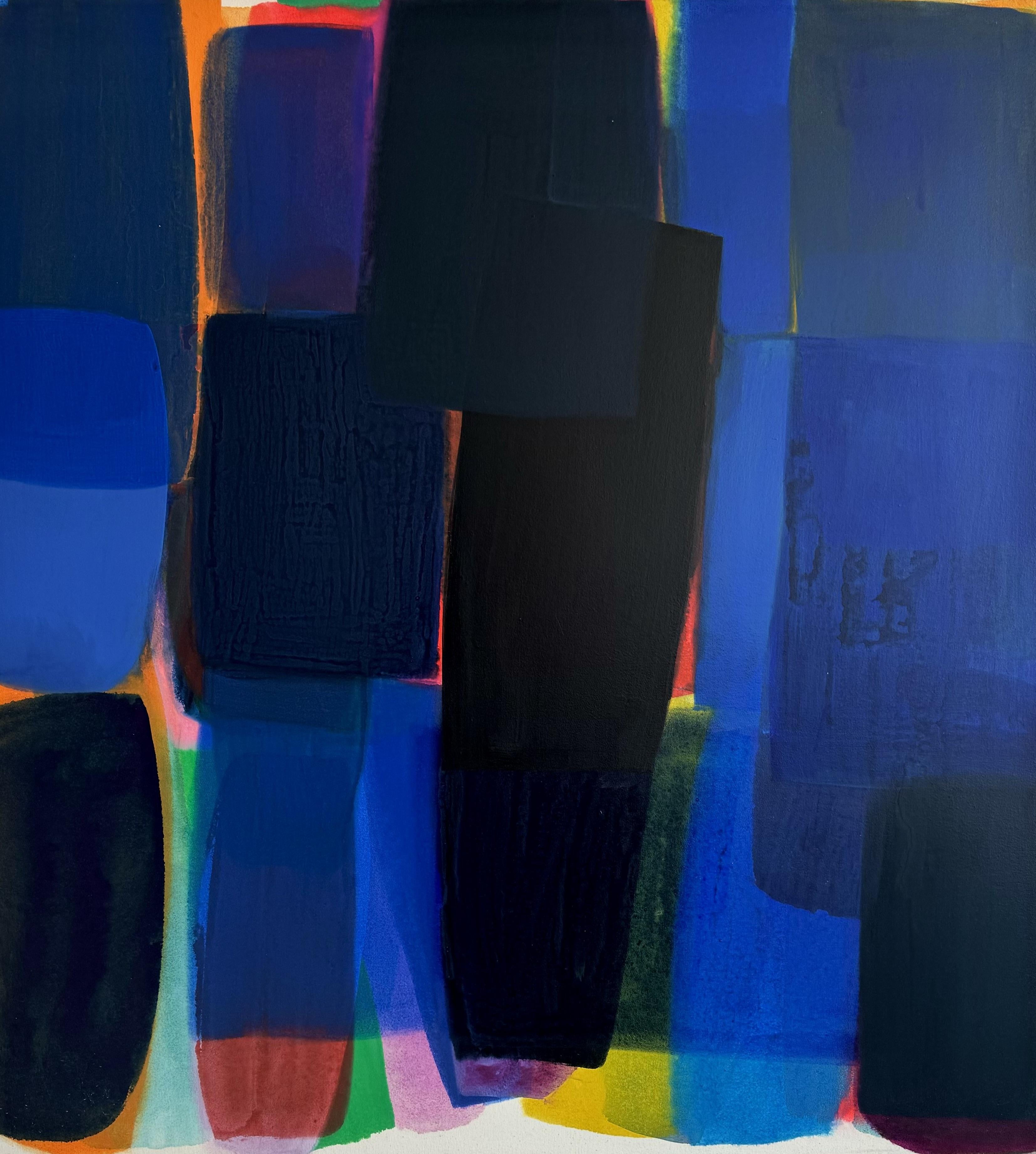 Vicki Sher Abstract Painting - Night Shade