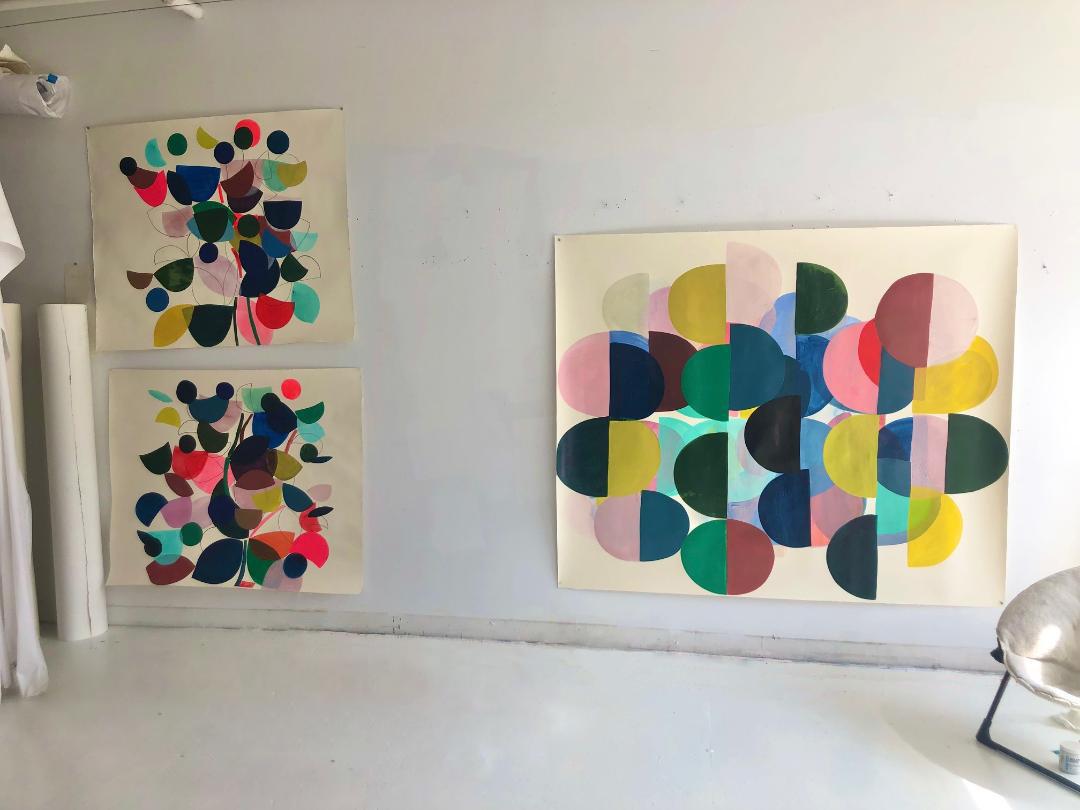 Sideways - Painting by Vicki Sher