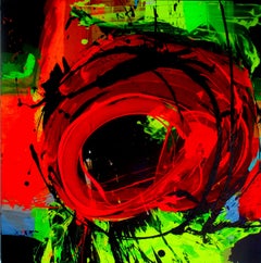 Abstract Acrylic Painting on Canvas Titled “Vortex”