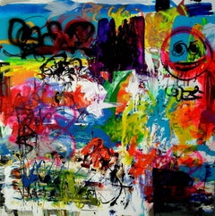 Mixed Media on Canvas Titled: “Heat Wave”