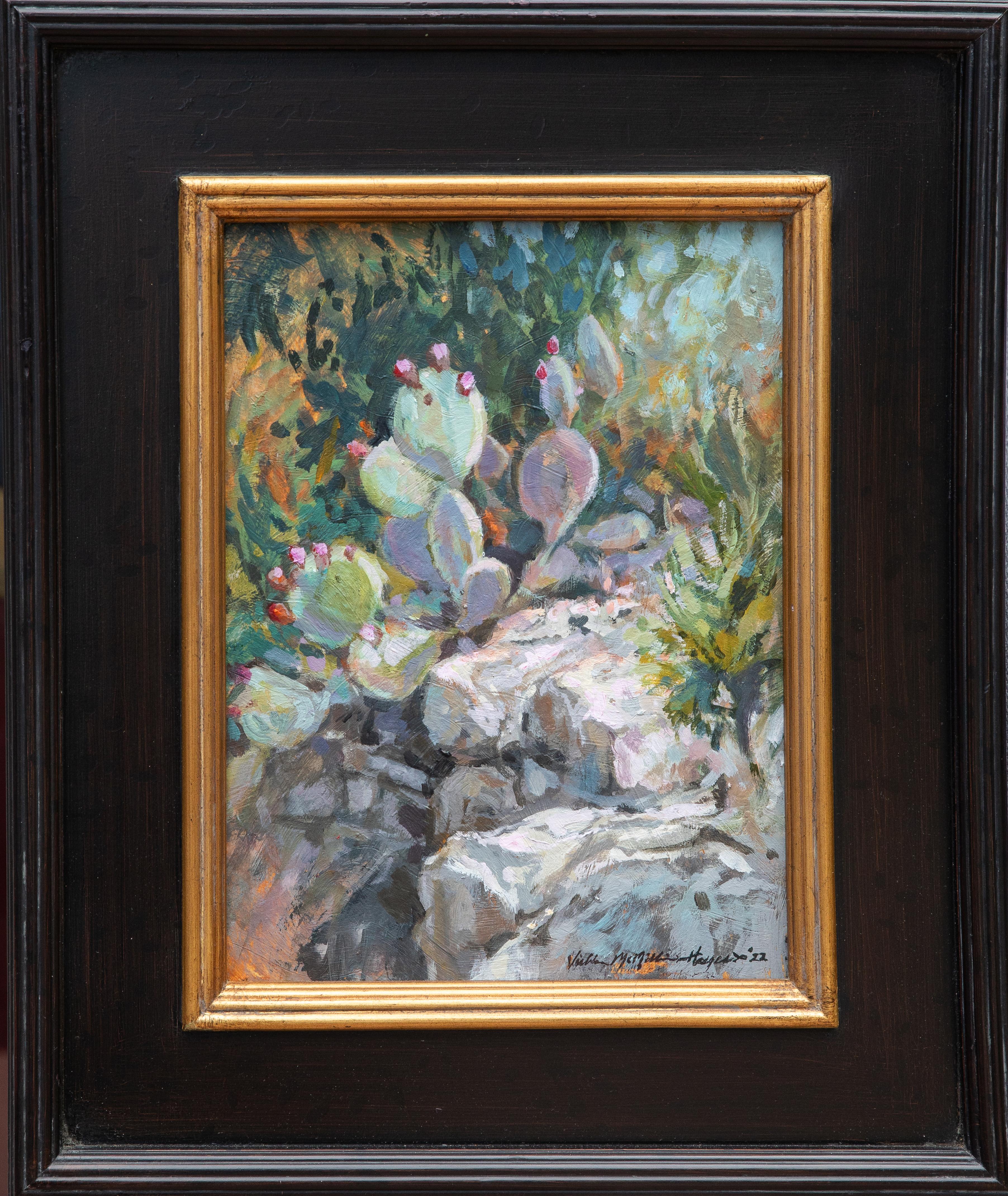 Prickly Pear - Painting by Vickie McMillan-Hayes