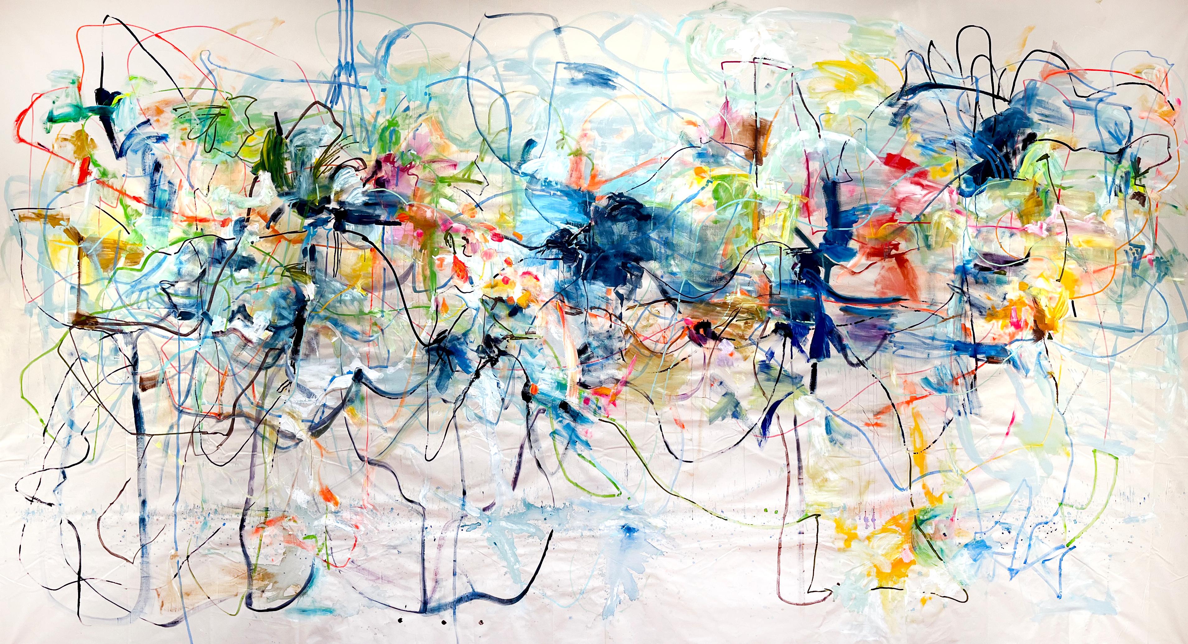 Vicky Barranguet Abstract Painting - 3 AM in LA