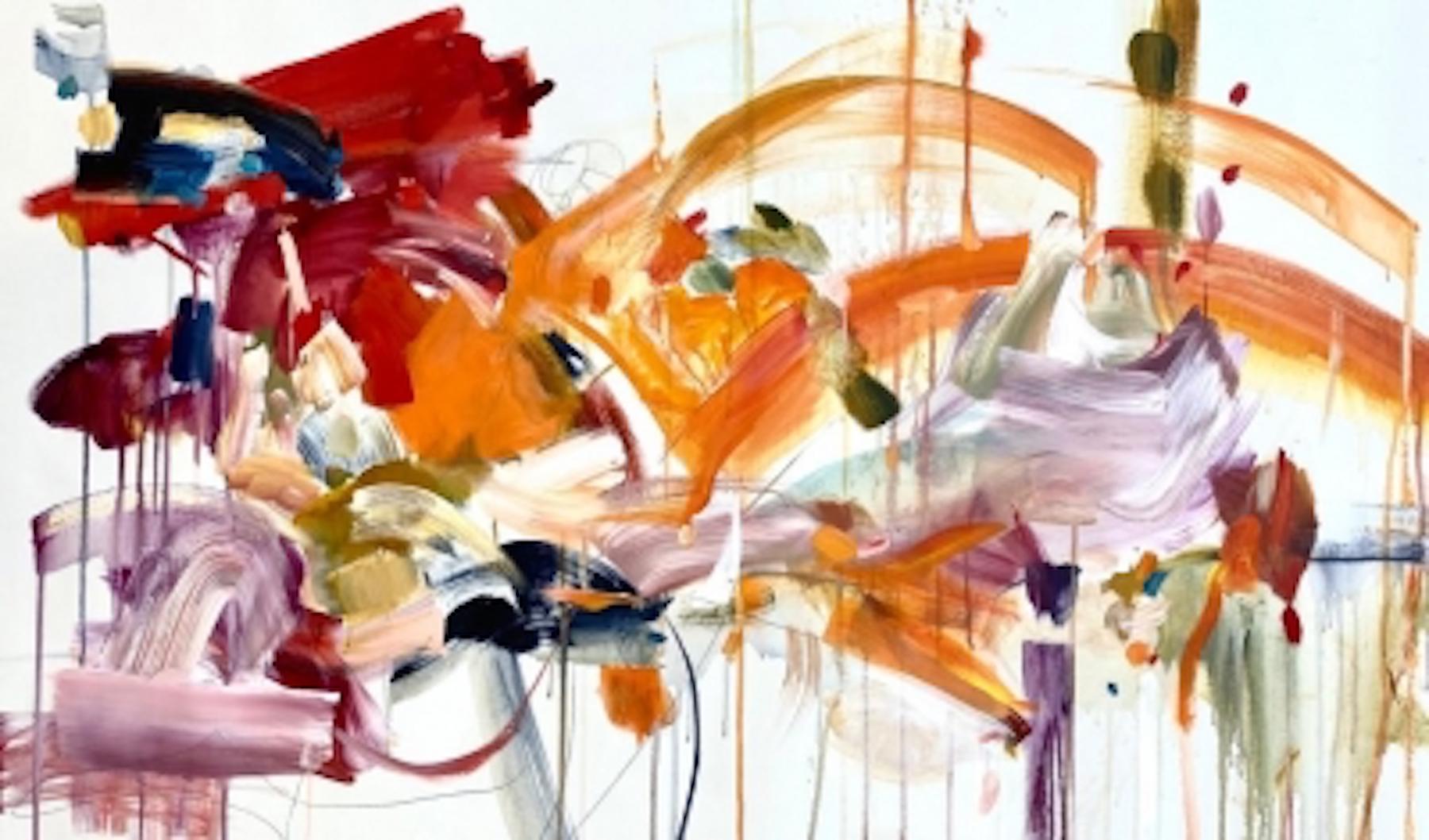 Vicky Barranguet Abstract Painting - A Brand New Start