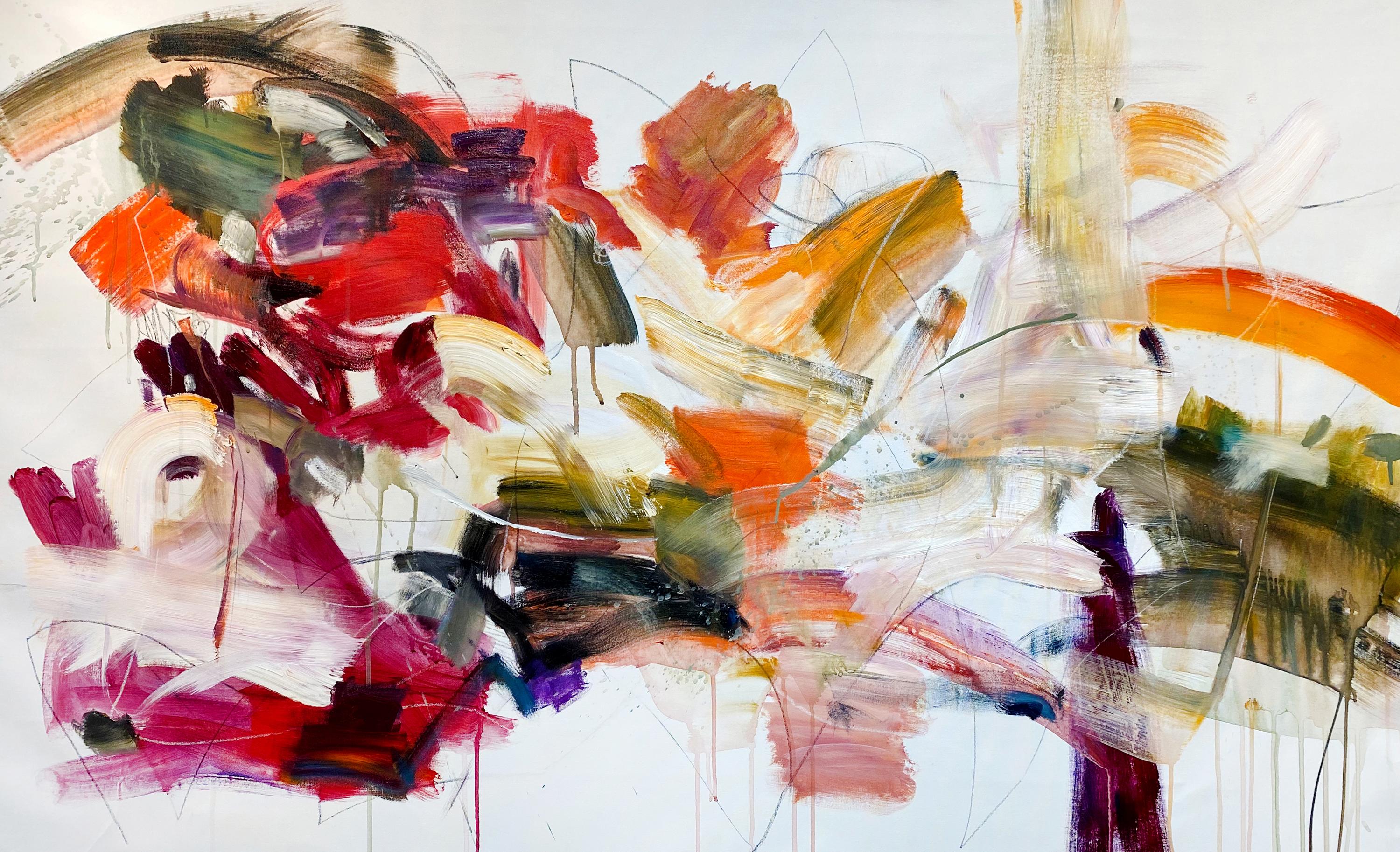 Vicky Barranguet Abstract Painting - All of you II