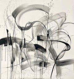 «Dual Poetry II», de Vicky Barranguet. Pintura abstracta contemporánea. Acrílico. 2020