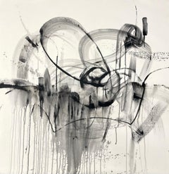 «Dual Poetry I», de Vicky Barranguet. Pintura abstracta contemporánea, acrílico, 2020