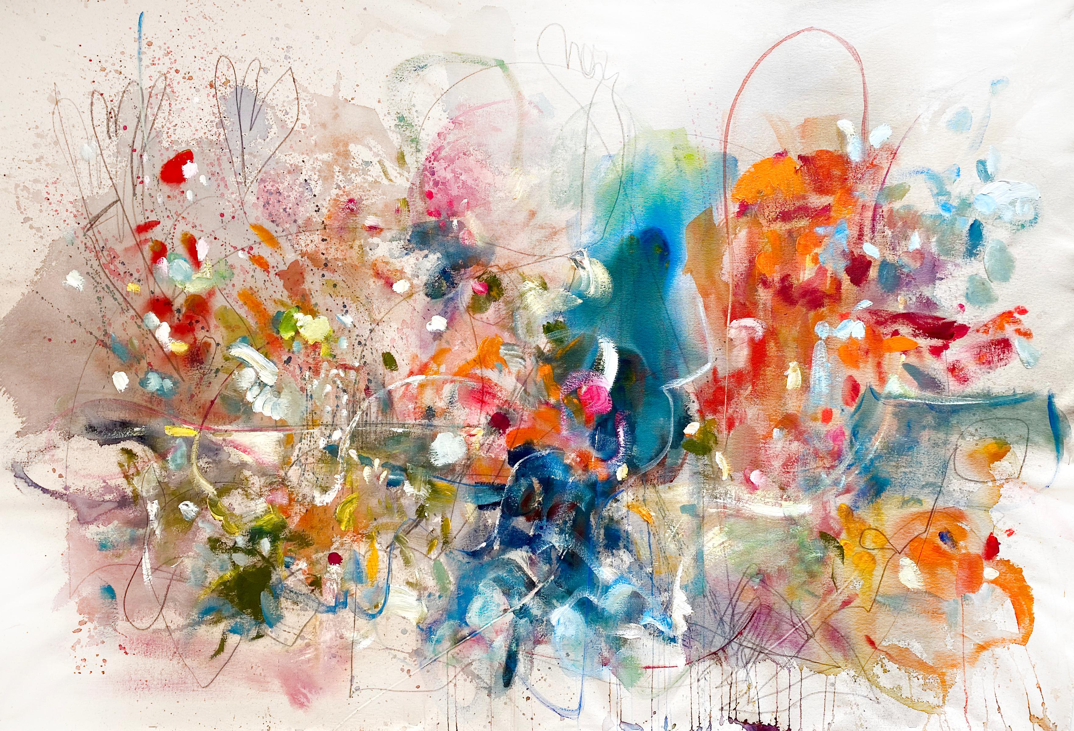Vicky Barranguet Abstract Painting - Do you want to know?
