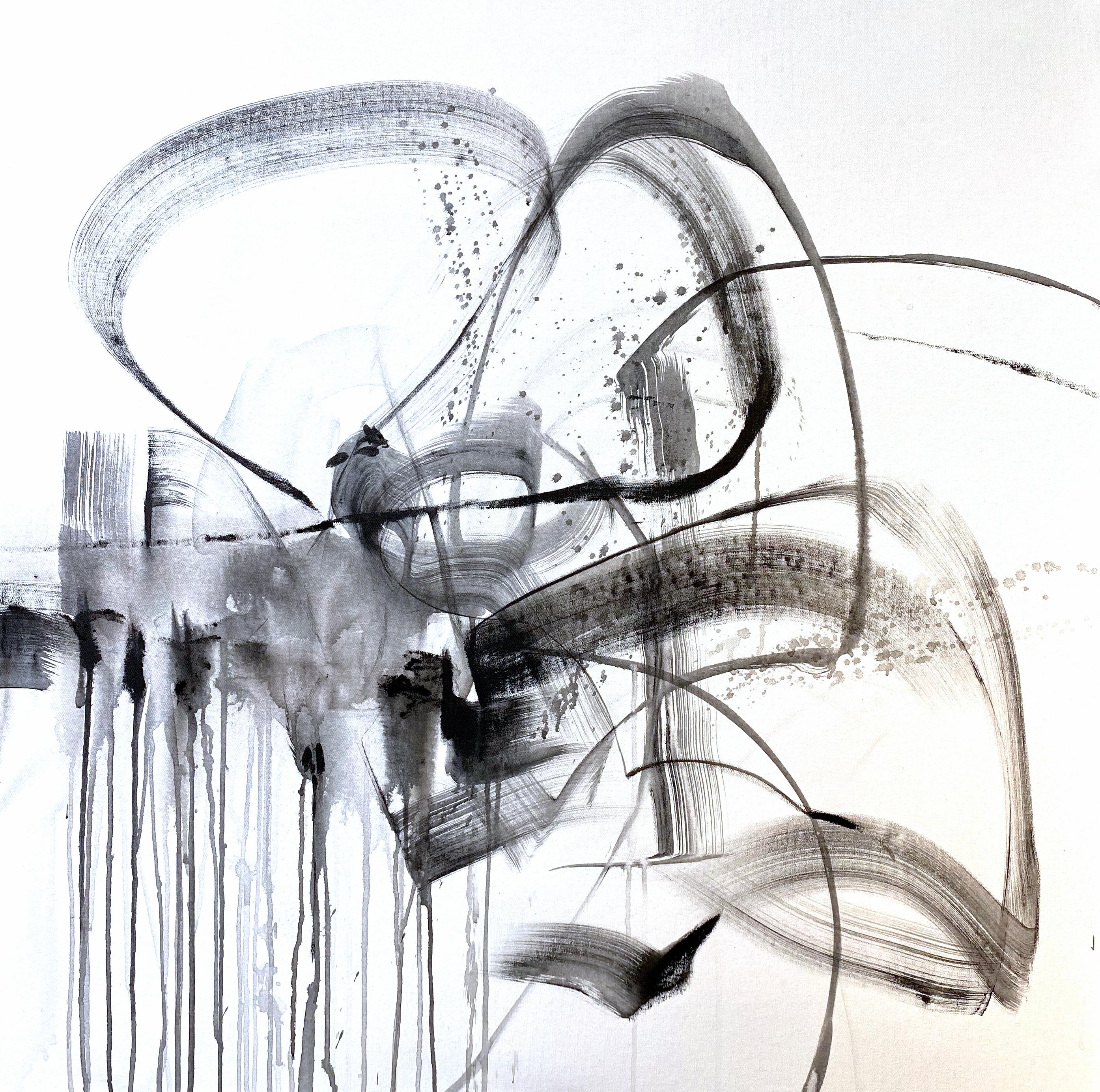Vicky Barranguet Abstract Painting - Dual Poetry III