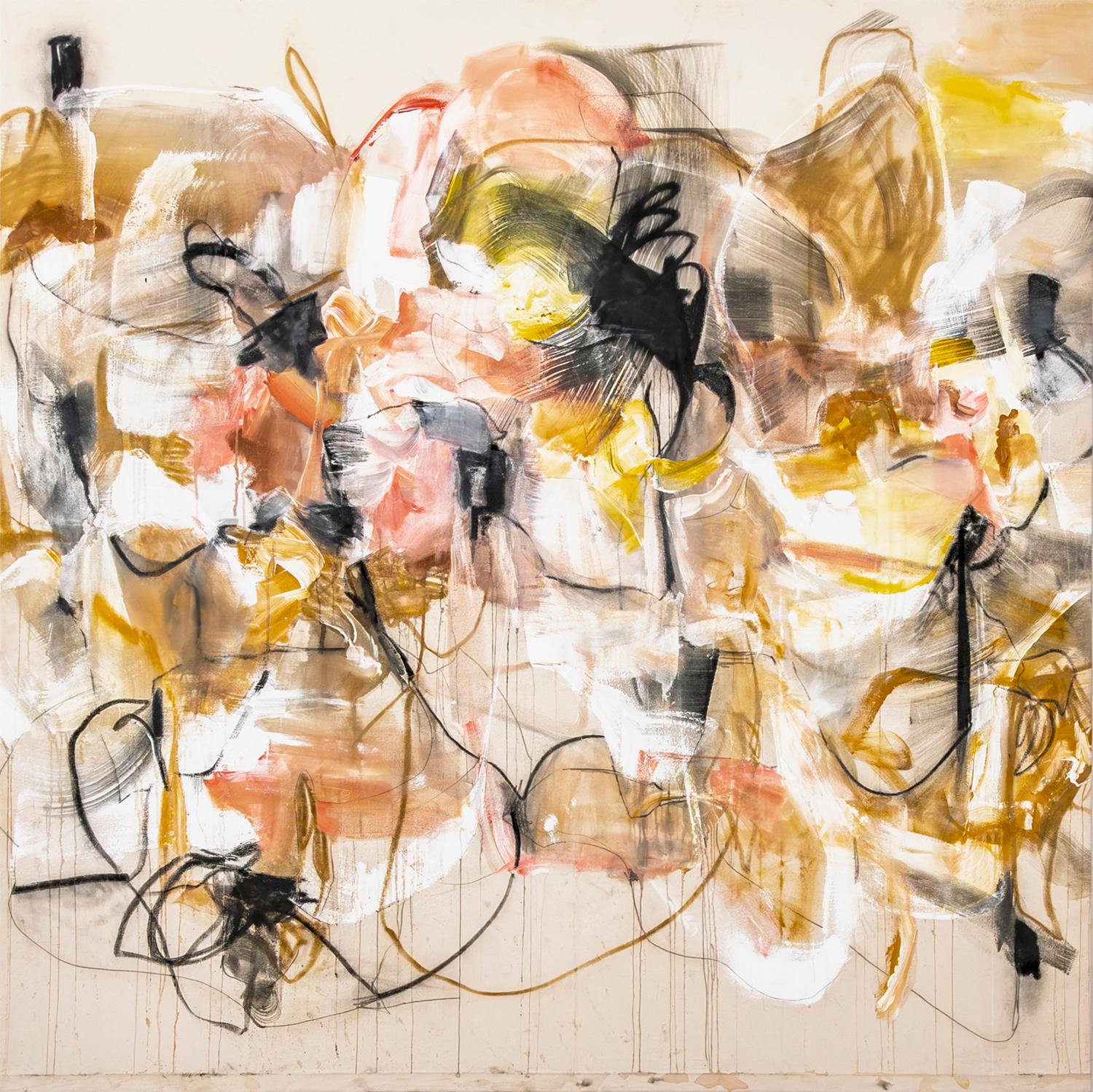 Sleepwalking by Vicky Barranguet, Large Abstract Expressionist Painting, 2020
