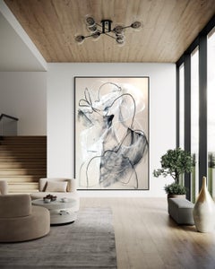 «Dance II», de Vicky Barranguet, obra de gran formato de expresiónismo abstracto contemporáneo, 2023