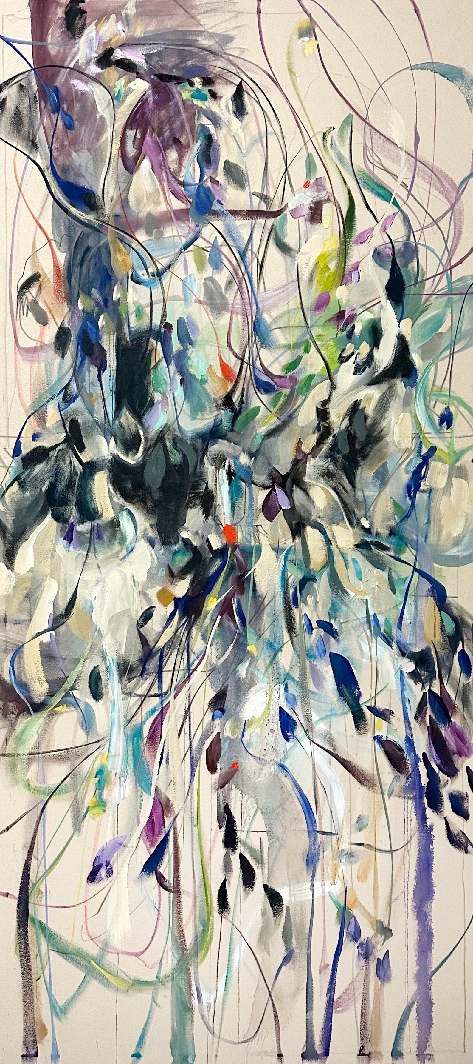 Spring Portal IV by Vicky Barranguet Large Contemporary Abstract Painting, 2022
Acrylic on canvas

“In the spaces between words, vulnerability takes form, emotions transform into color. Where silence reveals its truths—raw, vulnerable, and real. The