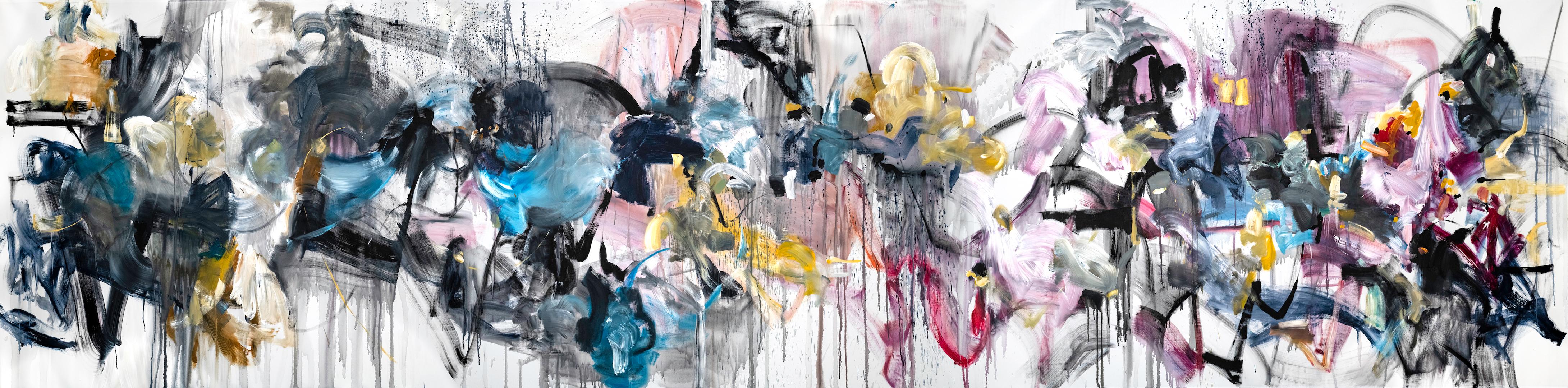 Vicky Barranguet Abstract Painting - Love by the Yard 1